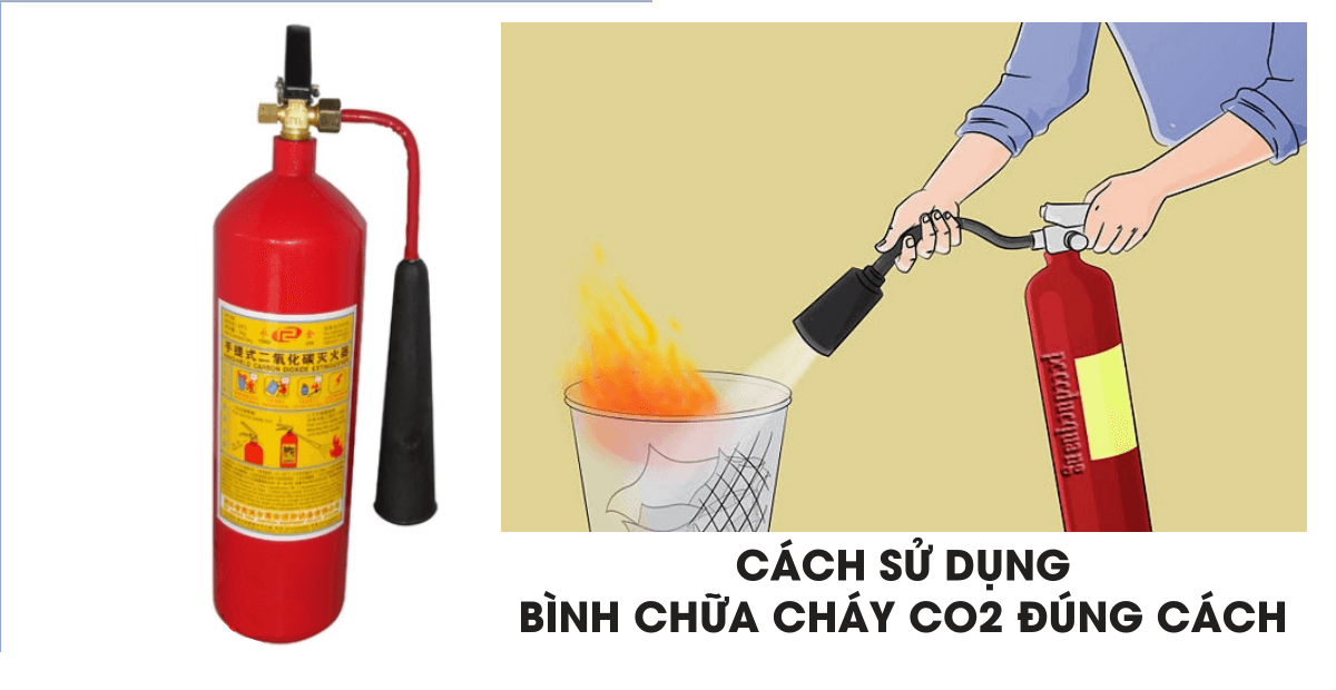 bình chữa cháy CO2 dùng để chữa đám cháy nào