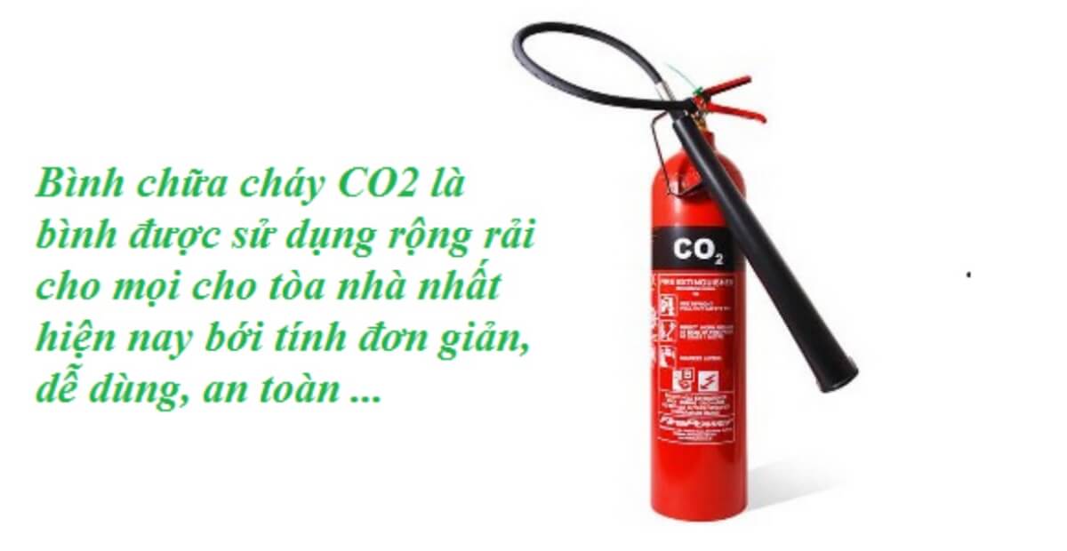 đặc tính bình chữa cháy co2