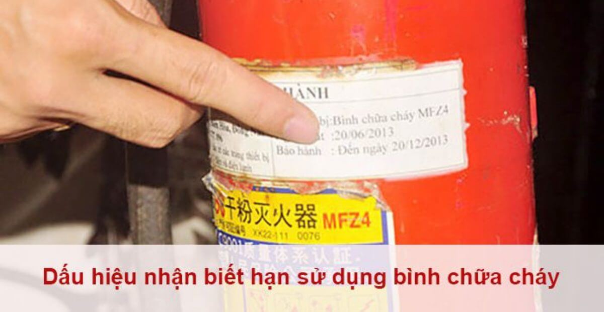 xem hạn sử dụng bình chữa cháy