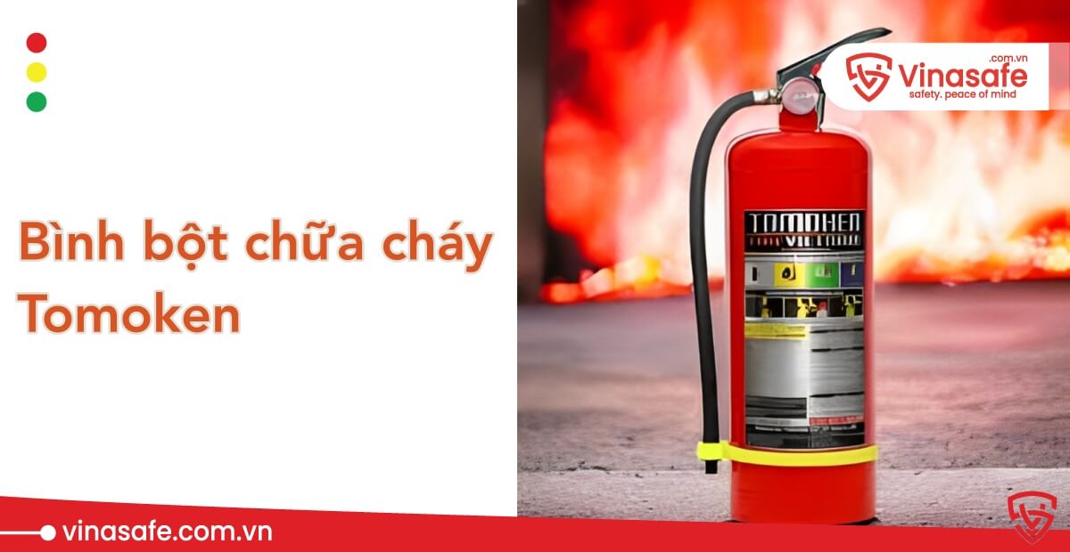 bình bột chữa cháy Tomoken