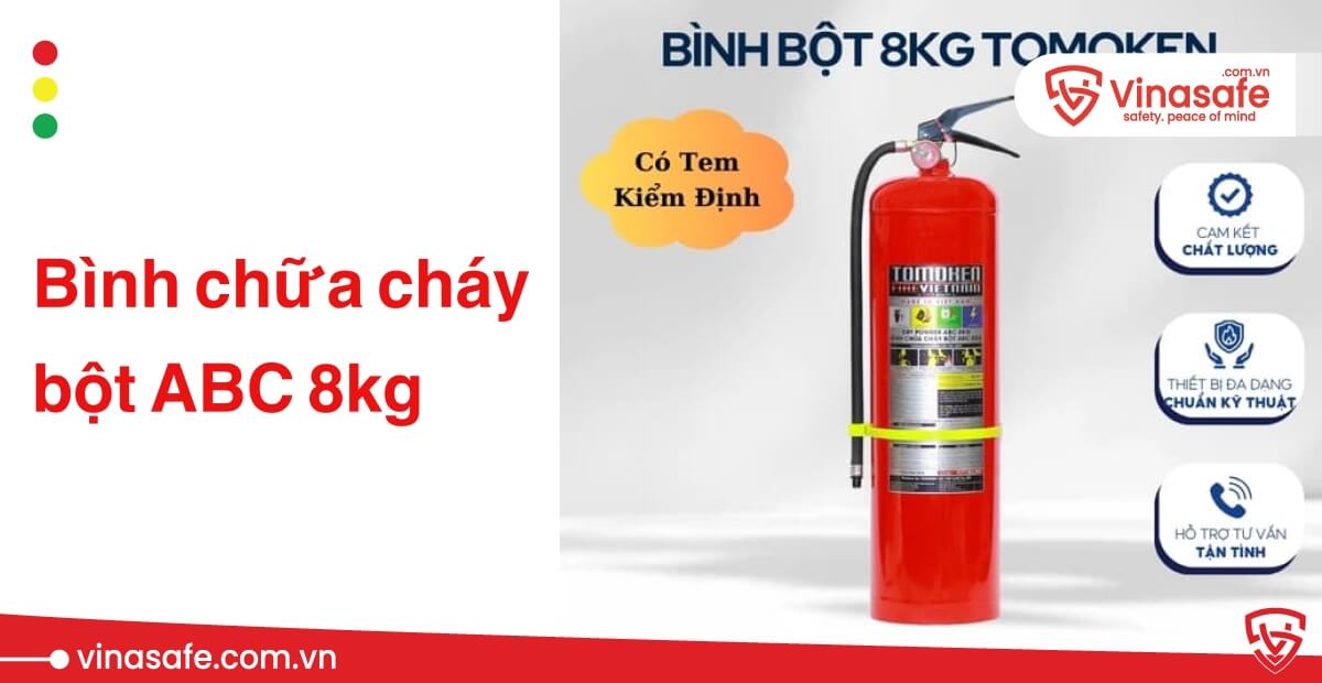 bình chữa cháy bột ABC 8kg