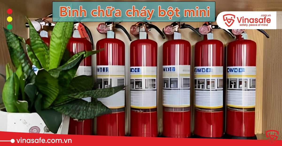 bình chữa cháy bột mini