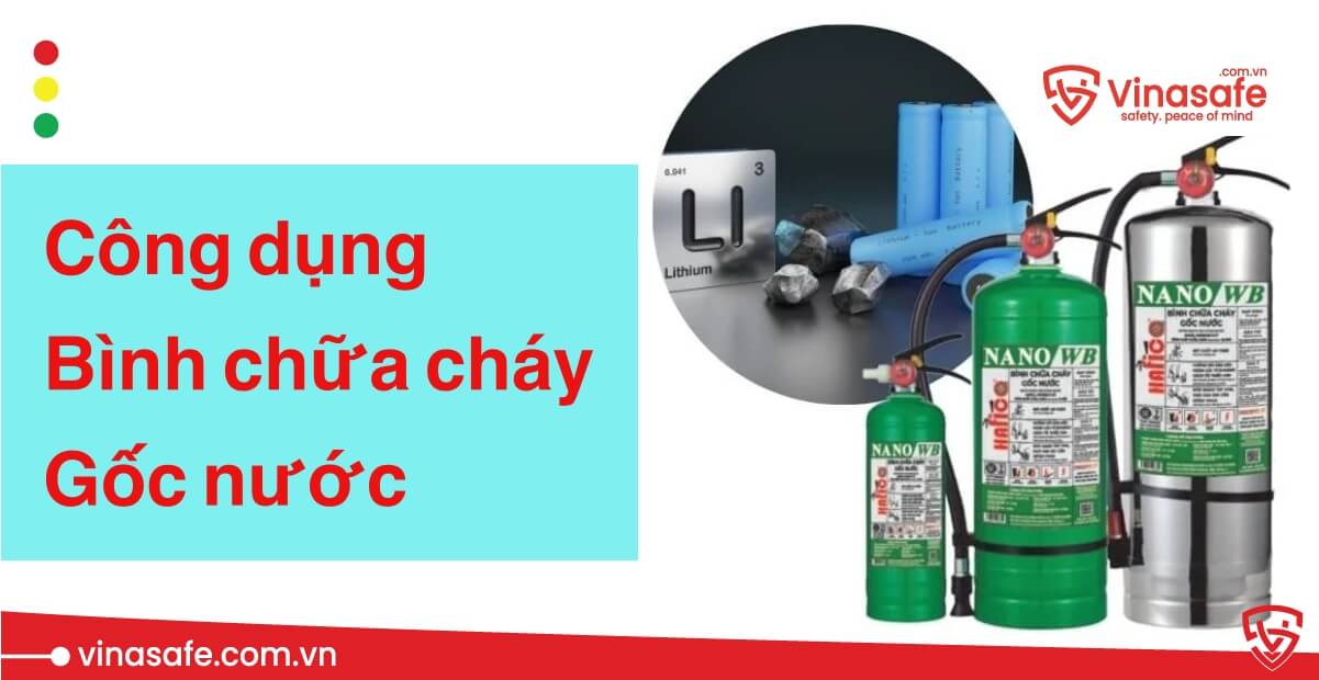 Công dụng các loại bình chữa cháy trên thị trường