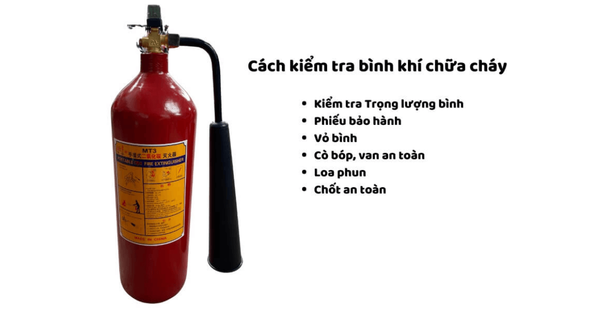 quy định kiểm tra bình chữa cháy CO2