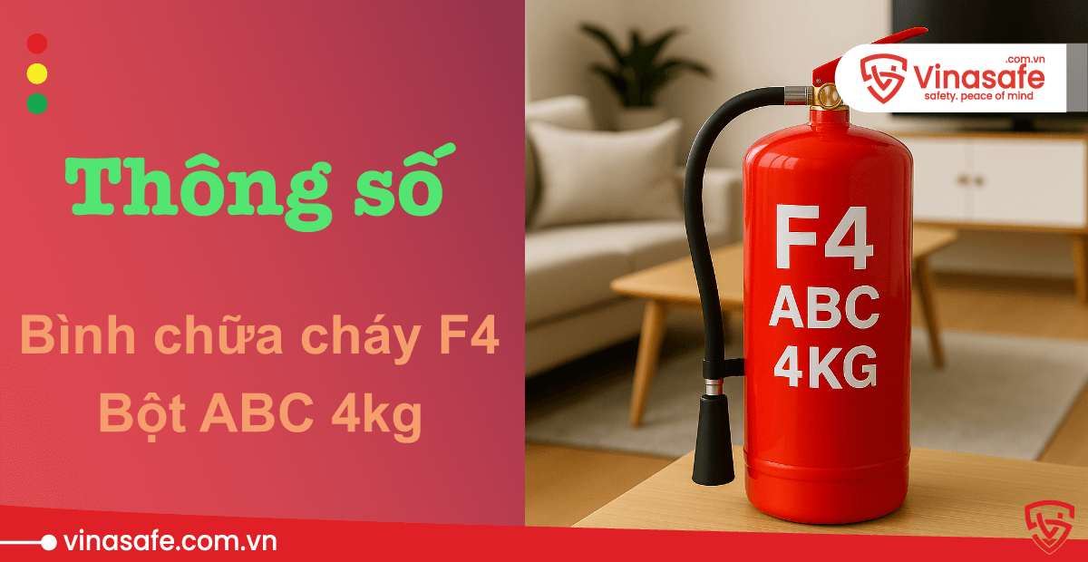 bình chữa cháy F4 bột ABC 4kg
