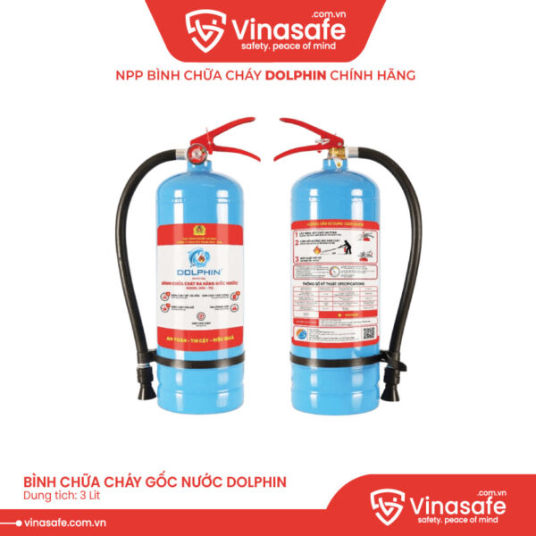 Bình chữa cháy gốc nước Dolphin DPA-T3L đa năng