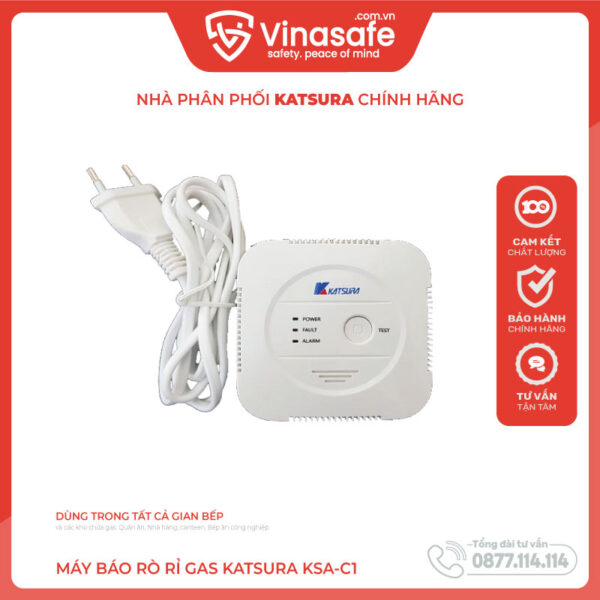 Máy báo rò rỉ gas Katsura KSA-C1 chính hãng