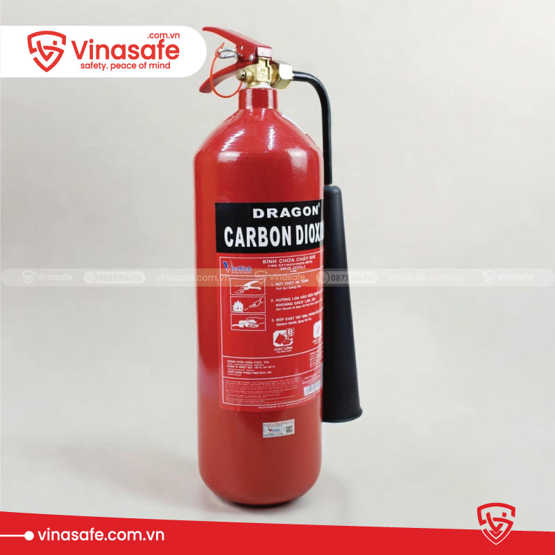 Bình chữa cháy Dragon MT3 CO2 3kg chính hãng