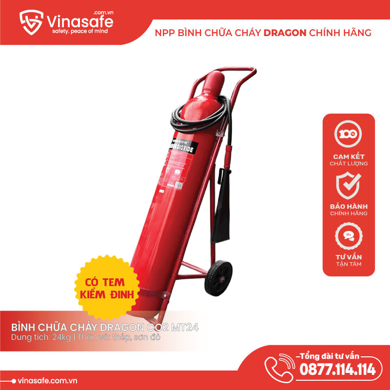 bình chữa cháy CO2 Dragon MT24