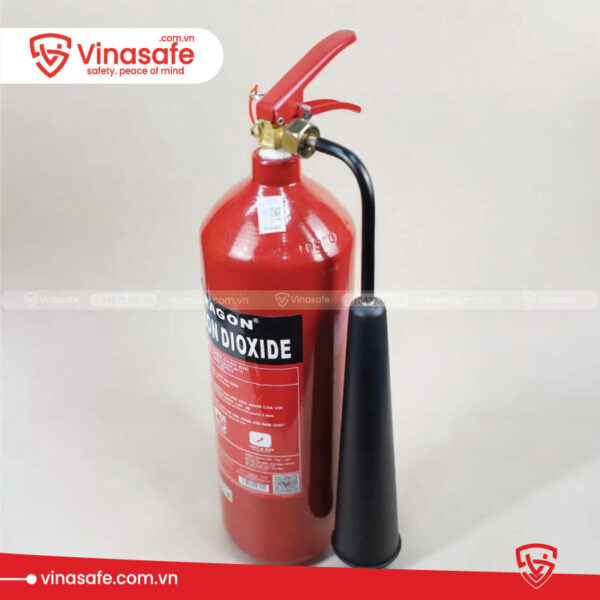 Bình chữa cháy CO2 3kg Dragon có kiểm định