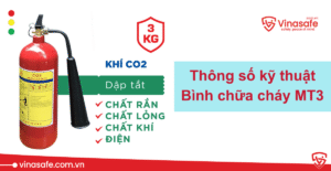 thông số kỹ thuật bình chữa cháy MT3