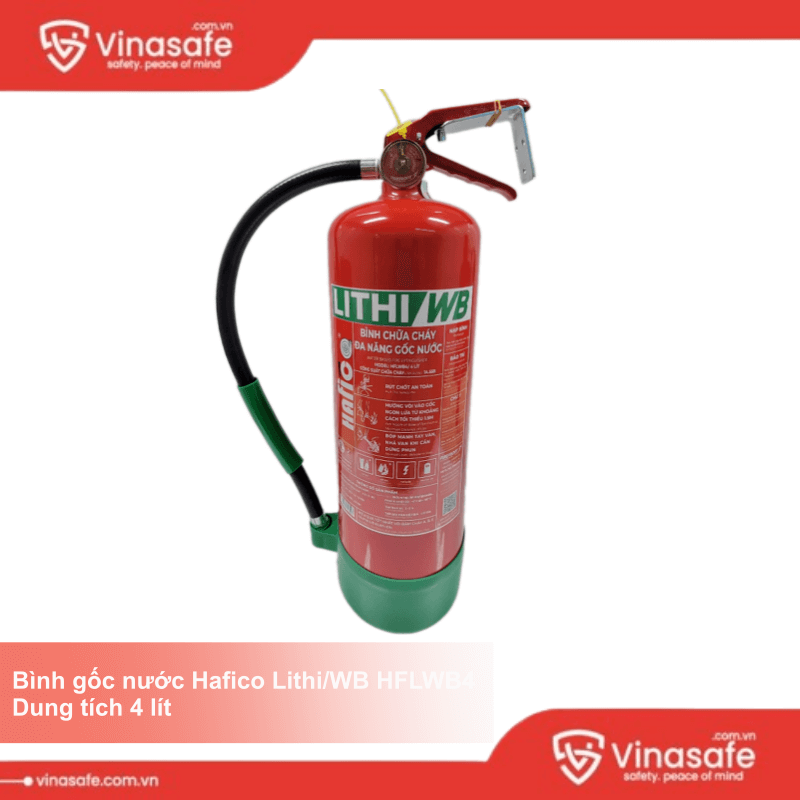 Bình chữa cháy gốc nước Hafico Lithi/WB HFLWB4 4 lít
