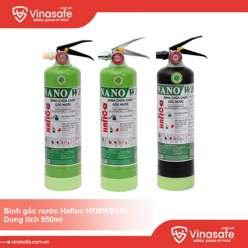 Bình chữa cháy Hafico HFMWB950 gốc nước 950ml