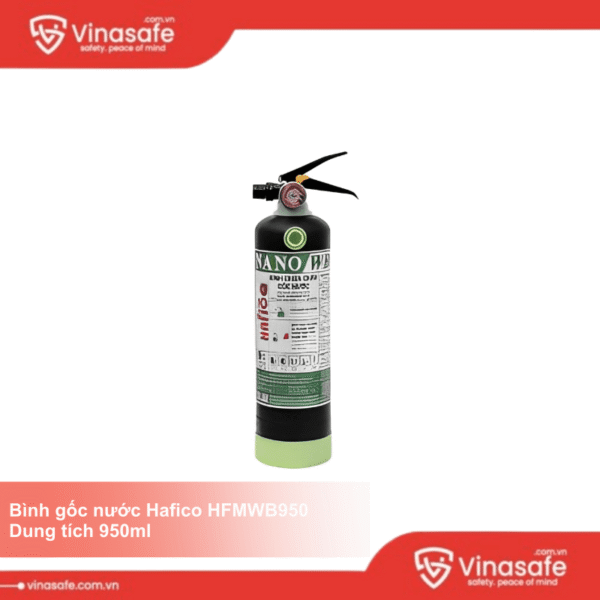 Bình chữa cháy mini Hafico HFMWB950 gốc nước 950ml
