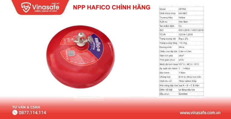 quả cầu bột ABC Hafico HFPA8