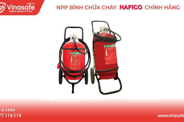 Bình chữa cháy xe đẩy Hafico HFNWB35M