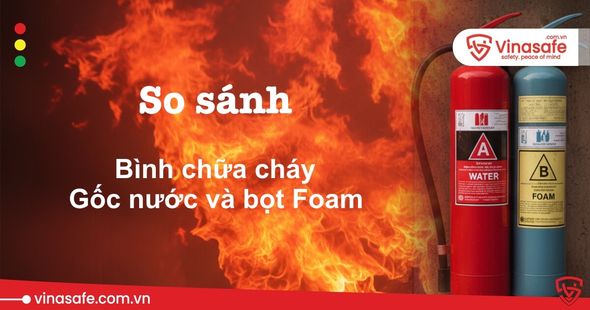 So sánh bình chữa cháy gốc nước và bọt Foam