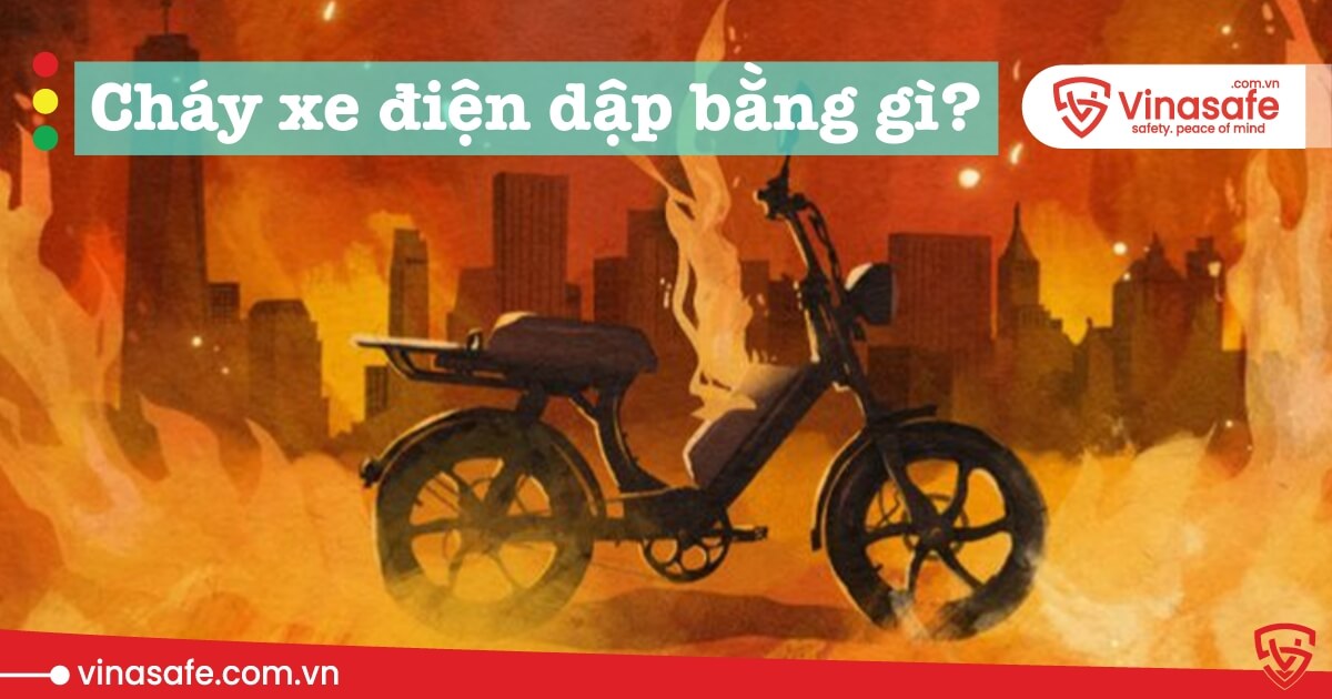 cháy xe điện dập bằng gì