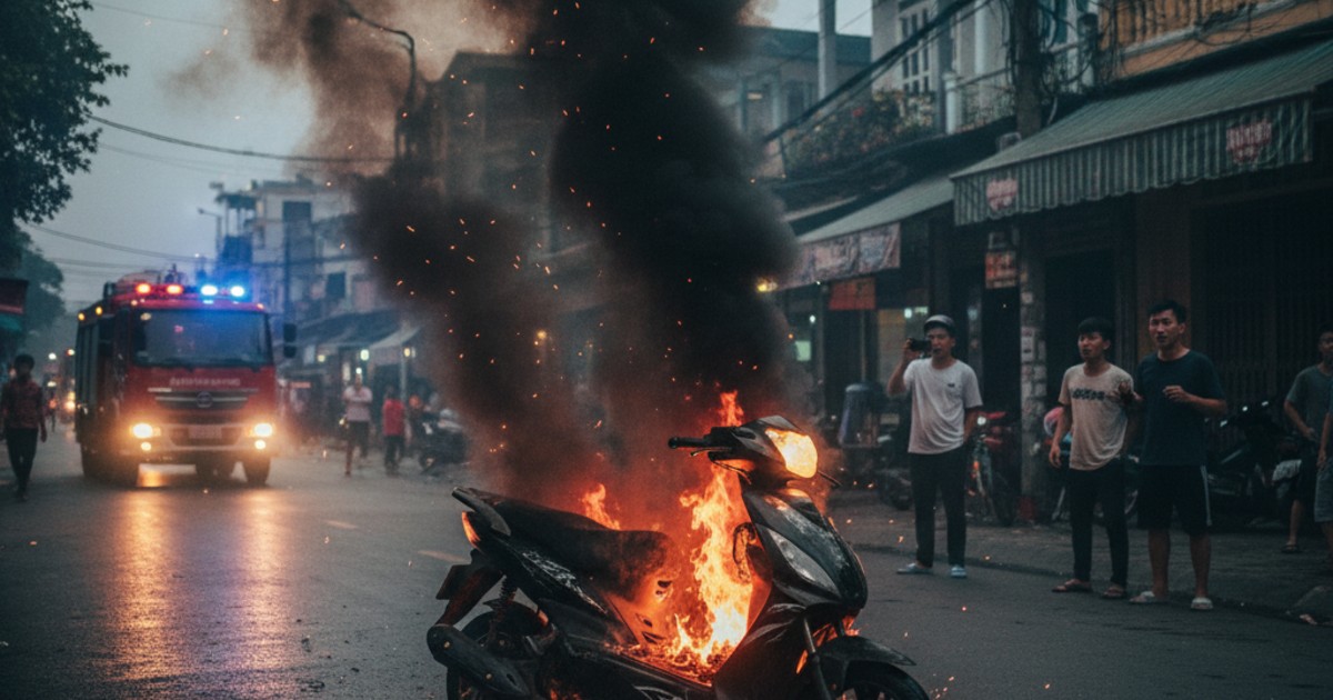 cháy xe điện ở việt nam