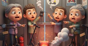 Thực trạng pin xe điện cháy trong thang máy và nguyên nhân