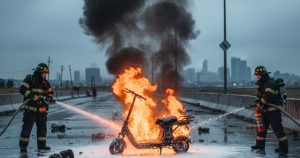 xe điện cháy phải làm sao