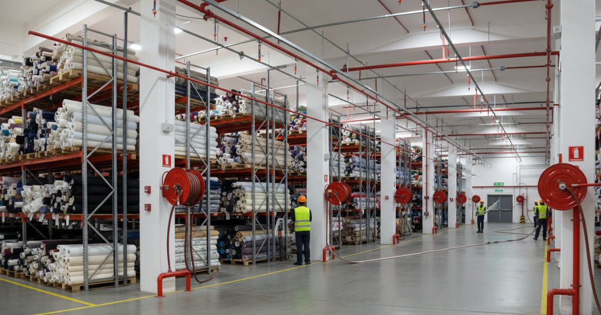 Các biện pháp phòng cháy chữa cháy kho vải hiệu quả